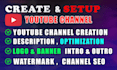 create and setup a professional youtube channel