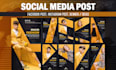 design social media post graphics for facebook, instagram