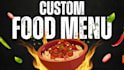 design restaurant menu and food menu