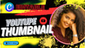eye catching canva youtube thumbnail desing
