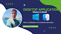 develop windows and macos application