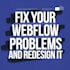fix your webflow websites and redesign it