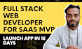 build, rebuild full stack saas mvp developer