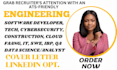write tech resume, engineering, software, cybersecurity, IT, oil and gas resume