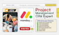 setup project management crm monday asana airtable agile crm workflow automation
