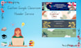 custom google classroom header design