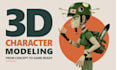 model stylized 3d character for games