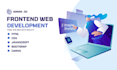 be your front end web developer using HTML, CSS,  javascript