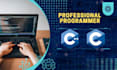 code projects, assignments, and games in cpp, c, python etc