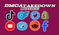 delete leaked reddit,youtube,telegram,tiktok, content under