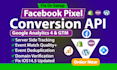 setup facebook pixel conversion API, fix meta pixel, server side tracking by GTM