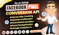 setup meta facebook pixel shopify, conversion API, google analytics 4, fix pixel