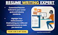 write ats resume, CV, cover letter and optimize linkedin profile