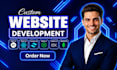 custom website development full stack web developer, frontend, backend developer