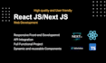 be front end developer with react and next js