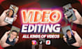 edit your social media videos, tiktok, shorts and reels