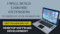 develop chrome extension browser extension ai bot ai software automation bot