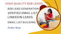 do b2b lead generation, linkedin lead and email list