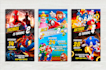 design a spiderman, sonic or mario bros birthday card
