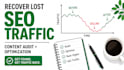 audit and reoptimize declining SEO content to recover organic traffic