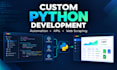 develop custom python scripts and automation