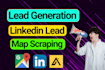 targeted email list building, b2b lead generation using linkedin and google maps
