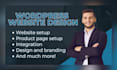 design website or store using wordpress