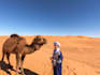 create a happy birthday video from the sahara desert