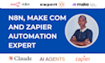 make automation, zapier automation, n8n ai agent, ai automation, make com