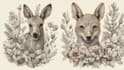 draw animal and botanical illustrations