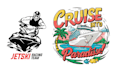 make beach surf boat and jet ski logo