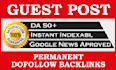 do guest post, high da guest posts dofollow SEO backlinks