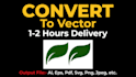 do vector tracing or convert to vector quickly