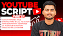 do youtube scriptwriting for your videos