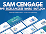 do sam cengage, simnet, capstone projects access, word, ppt