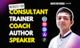 design coaching website for coach, consultant, trainer, author