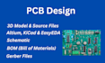 do pcb design, schematics, gerber, and bom in altium, kicad