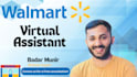 create and manage your walmart account as a virtual assistant
