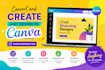 design canva editable template for print and digital graphic