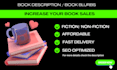 write captivating book blurbs, descriptions, and author bios