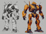 draw amazing concept for mecha, robot