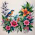 draw botanical and animal tattoo design