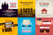 design quality image quotes or posters in arabic and english