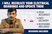 convert your scanned electrical drawings to editable autocad dwg and update them
