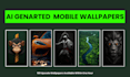 high quality mobile wallpapers with unique upscale ai art