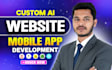 do ai website development, ai mobile app, ai chatbot as full stack web developer