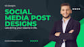 design professional and eye catching social media posts