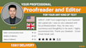 provide professional proofreading and editing