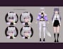 design and rig 2d vtuber model, live2d, anime vtuber, chibi using vtube studio