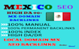 do 18 mexico high da90 dofollow backlinks with mexican SEO link building